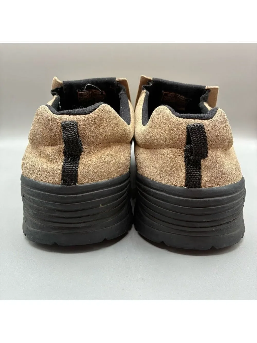 Nevados Butte Suede Slip On Shoes Men’s 13 Tan Hiking Trail Loafers NM02493T